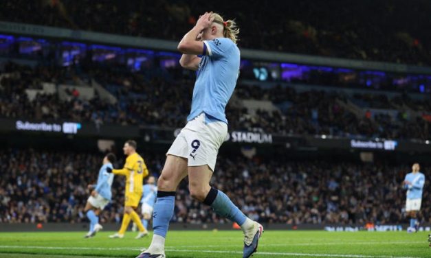 Erling Haaland Frustrasi Golnya Gagal Bawa City Menang