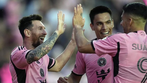 Duet Messi-Suarez Bikin Inter Miami Bantai Lawan