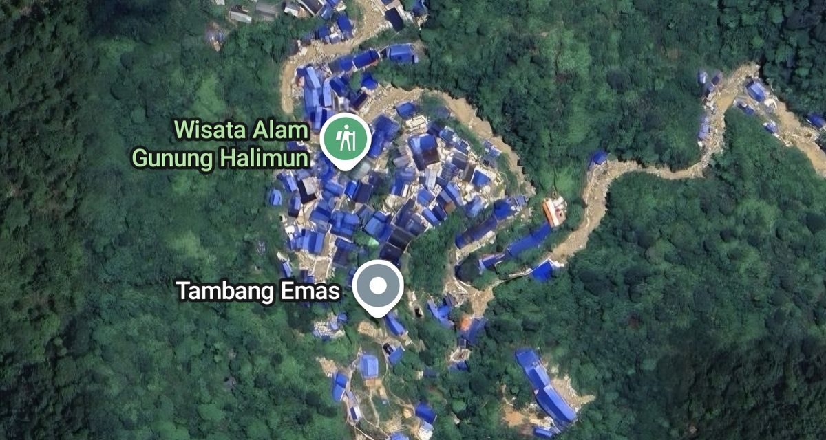 Penambang Liar Kepung Gunung Halimun Salak