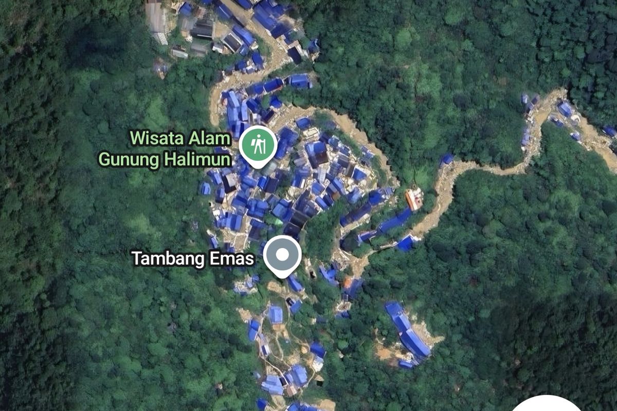 Penambang Liar Kepung Gunung Halimun Salak